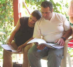 My ex and me in 2006, when she was pregnant.